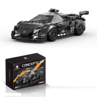 Конструктор DG 3007 (60) “Автомобіль”, 433 деталей, гумові шини, в коробці