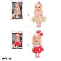 Лялька 30см SY038-10/SY038-9/SY038-7 з аксес.3в.кор.30*9*14,5 /48/