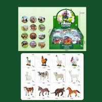 Набір тварин JS 20-4 (20)  36 ШТУК В БЛОЦІ “Свійські тварини”, 36 фігурок, в коробці