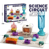 Електронний конструктор D 2007 (36/2) 31 елементи, підсвічування, установка з мильними бульбашками,