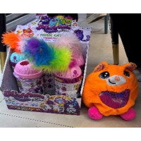 М'яка іграшка арт. C2372 (120шт) котики, сенсор, англ. музика, звуки в колбі 6 шт дисплей бокс