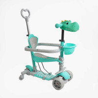Самокат 5в1 P-67303 (1) Best Scooter, з ДОП. КОЛЕСАМИ в коро