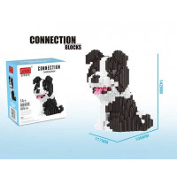 Конструктор 68439 (72) 3D, “Песик”, кількість деталей: 675, розмір 106х117х142 мм, дрібні елементи,