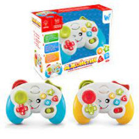 Розвиваючий джойстик 63566 (72/2) "WToys", 2 кольори, ОЗВУЧУВАННЯ УКРАЇНСЬКОЮ МОВОЮ