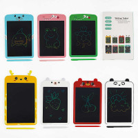 Планшет для малювання C 68203 (100) “Тваринка”, LCD дисплей, стилус, кольоровий екран 12.5х17.5 см,