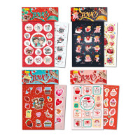 Видання для дозвілля Набір наліпок "Love" В6, 2 арк, HC-B6-13