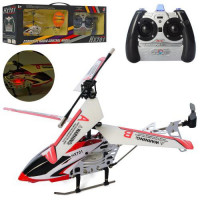 Вертоліт HX701T (12шт) р/в, аккум, 21см, гіроскоп, світло, 3,5 каналу, USB зарядний, 2кол, в кор-ці,