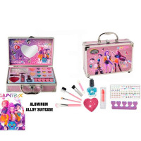 Косметика 768-101 (12шт) тіні, помада, пензлики, набір для манікюру (розділювач для пальців, пилка,