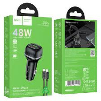 Адаптер автомобильный HOCO Rank dual port car charger Z58A