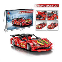 Конструктор MB 023 (36/2) “Машина”, кількість елементів: 471, гумові шини, в коробці