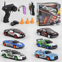 Машина на радіокеруванні SC 24 A 07/12 (36) 6 кольорів, акумулятор 3.7 V, підсвічування фар, 6 дорож