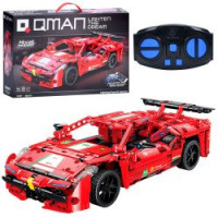 Конструктор Qman 54007 (4шт) р/к2,4G, машина, 31см, підключається до телефону, на бат-ці, в кор-ці,