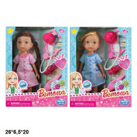 Лялька 25см WG051 лікар з аксес.2в.кор.26*6,5*20 /72/