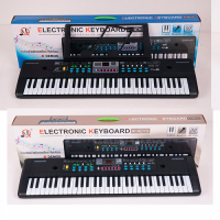 Синтезатор MQ022-23UF (8шт) 61кл,запись,16тонов,FM,USBвход,микрофон,от сети,в кор,23,5-83-9см