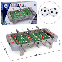 Футбол XJ6016 (6шт) дерев'яний, на штангах, на ніжках, д70-ш36-в18см (ширина зі штангами 58см), розм