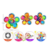 Спінер 2021-100 A (1000) 7,8*7,6 см, поп-іт, в пакеті, ВИДАЄТЬСЯ ТІЛЬКИ МІКС ВИДІВ