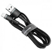 Кабель Baseus cafule Cable USB For Micro 2.4A 0.5M Gray+Black CAMKLF-AG1