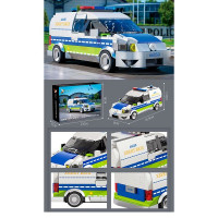 Конструктор 66030 (8шт) спецтехніка, поліція, 430дет, в кор-ці, 23-18-6см