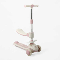 Самокат триколісний з сидінням "Skyper" L-60/1147 (6) колеса PU 125х40мм зі світлом, озвучування та