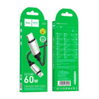 Кабель HOCO X117 3A/60W Type-C × Type-C 1