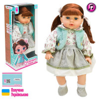 Лялька "Маленька Пані" арт. PL-525-110 (12шт) батар. озвучено українською,м'яконабивна, р-р іграшки