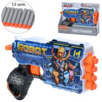 Пістолет BH141 (36шт) 22,5см, м'які кулі 12шт, в кор-ці, 23,5-17,5-5см