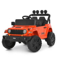 Джип M 6312EBLR-7(24V) (1шт) р/к2.4G, 2мотори200W, 1акум24V5AH, EVA, USB, MP3, шкіра, світло, музика