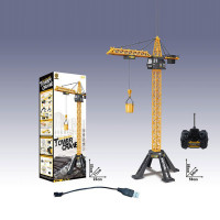 Кран на радіокеруванні 8640 A (18) акум. 3.7 V, USB-кабель, пульт 2.4 GHz, підсвічування, масштаб