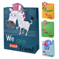 Пакет подарунковий паперовий L "Best friend" 30*41.5*12см R95480-L