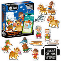 Гра розвиваюча Vladi Toys магнітний театр з аудіоказкою Казкові голоси "Лисичка-сестричка VT3206-36