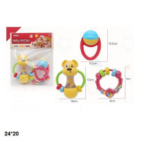 Брязкальце 628D-7 3шт.в кул.24*20