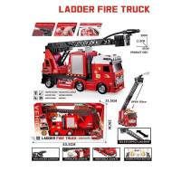 Спецтехніка JP 588-73 (12) "Пожежна машина", звук, підсвічування, інерція, рухомі елементи, телескоп