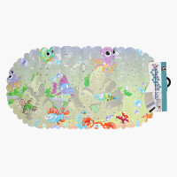 Килимок для ванни C 75988 (60) розмір 66х34.5 см, антиковзка гумова поверхня, присоски