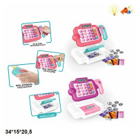 Касовий апарат 66101 з набором батар.муз.світ.2кол.кор.34*15*20,5 /24/