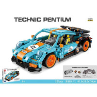 Конструктор на радіокеруванні FF 10030 (12) “Машинка”, 521 деталь, в коробці