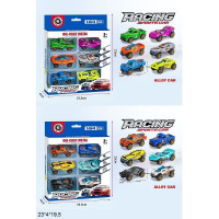 Набір модельок 2403-7/8 спорткар метал.2в.6шт.в кор.23*4*19,5