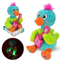М'яка інтерактивна іграшка KidsHits Disco Pals арт. KH88/001 (18шт) страус  у коробці 15*20*30