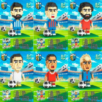 Конструктор SG437-SG442 (72шт) фігурка-футболіст, 6 видів, в кор-ці, 15,5-22-5см