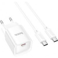 Мережевий зарядний пристрій з кабелем Hoco C146