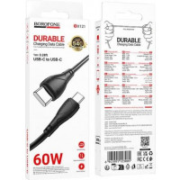 Кабель Borofone BX121 Type-C to Type-C Energy 60W 1m
