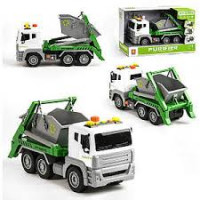 Спецтехніка D 998-24 A (28) світло, звук, відкидний борт, викрутка, масштаб 1:14, в коробці