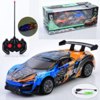 Машина 2288-72A р/к,24см,1:16, акум,USB-зарядне,корпус,що не б'ється, 2 кольори,світло, в кор
