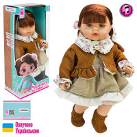 Лялька "Маленька Пані" арт. PL-525-112 (12шт) батар. озвучено українською,м'яконабивна, р-р іграшки