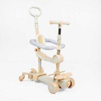 Самокат триколісний 5 в 1 "Skyper" GY-4815-70 (6) колеса PU 120х28мм зі світлом, музика та підсвічув