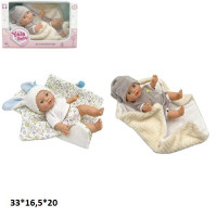 Пупс 30см YL2430C-E/YL2430C-A з аксес.2в.кор.33*16,5*20