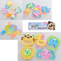 Брязкальце 3207 (72шт) набір,від 8см, (5шт і 6шт), в кульку,20,5-23,5-5см