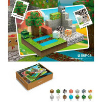 Конструктор Z014A (12шт) магнітний, куб 2см, 86дет, в кор-ці, 26-17-3см