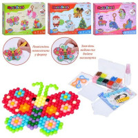 Мозаїка 8228-9-32 (72шт) кульки, 2 формочки, 4 кріплення для брелків, набір для творчості, 3 види, в