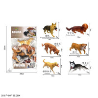 Тварини песики арт. MG7-006C (48шт/2) у пакеті 35*23*6см.