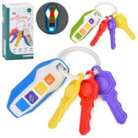 Брелок з ключами FY221, 13см, прорізувач, текстурні деталі, музика(англ), світло, 2 кольо